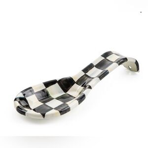 NWT Mackenzie-Childs Courtly Check Spoon Rest